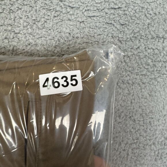 S Uniqlo U Pants Mens 35x29 Brown Khaki Straight Leg 100% Cotton NWT - Picture 12 of 12